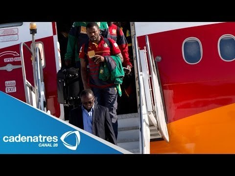 Luego de resolver conflicto por pagos, Camerún llegó a Brasil para encarar Mundial 2014
