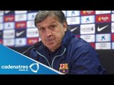 Gerardo Martino renuncia como director técnico del Barcelona tras perder la Liga