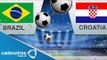 Brasil vs Croacia, duelo que marca el inicio de la Copa Mundial de Futbol
