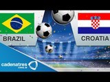 Brasil vs Croacia, duelo que marca el inicio de la Copa Mundial de Futbol