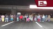 Pobladores de Chalco bloquean autopista México-Puebla y queman tres patrullas/ Gloria Contreras