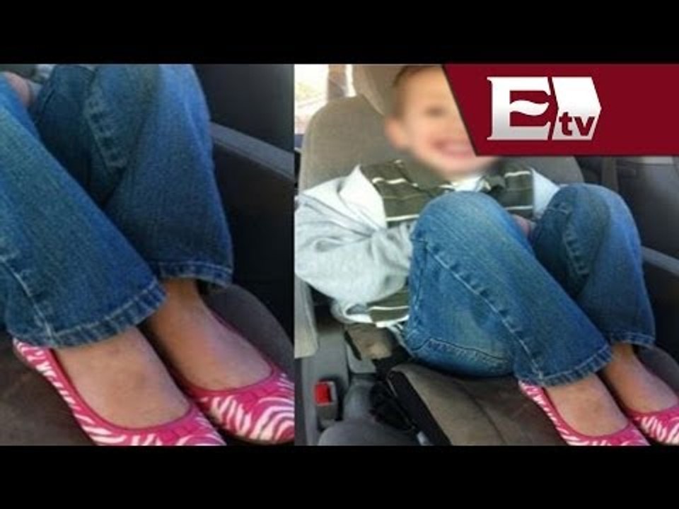 Niño usando zapatos rosas desata polémica (FOTO) / Andrea Newman