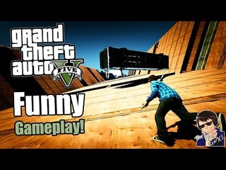 GTA 5 Online Funny Gameplay - Let's Play - (AVALANCHE OF CARS!!!)