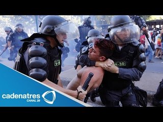 Policía brasileña dispersa en Río de Janeiro protesta contra el Mundial