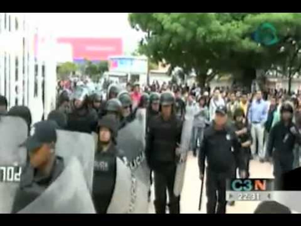 Jornada violenta en la UABJO de Oaxaca