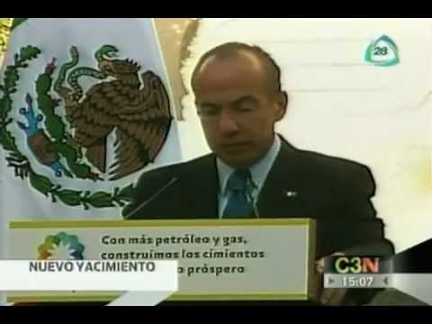 Calderón: Los nuevos yacimientos duplicarán las reservas