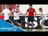 Alemania se prepara para su duelo contra Brasil