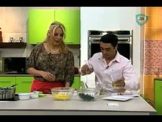 Cocinemos Juntos. Ensalada de mango, moras azules y jengibre