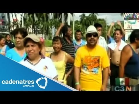 Claman damnificados más ayuda humanitaria en Acapulco; reabrirán Autopista del Sol