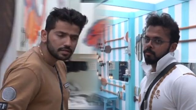 Bigg Boss 12: Romil Chaudhary के सामने डरे से नज़र आये Sreesanth ! FilmiBeat