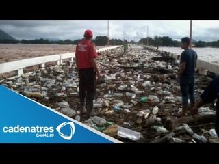 Habitantes olvidados tras las fuertes lluvias en Acapulco Guerrero