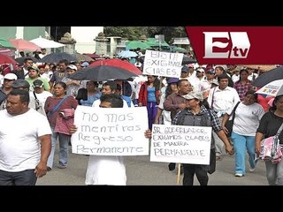 Sección 59 exigen que se detengan a la sección 22 de Oaxaca / Todo México