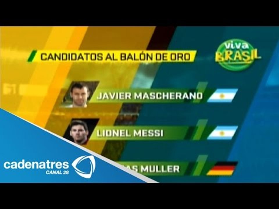 Candidatos al balón de oro y guante de oro