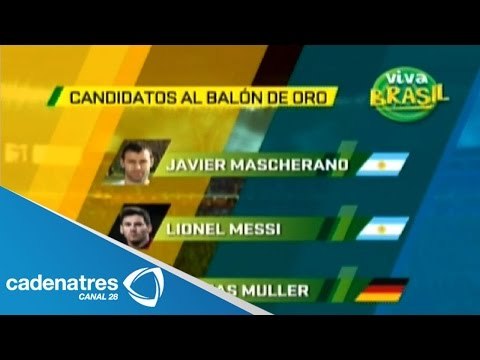 Candidatos al balón de oro y guante de oro