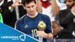 El argentino Lionel Messi gana el Balón de Oro del Mundial