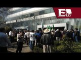 Campesinos de la UNTA bloquean edificio de SAGARPA / Jazmín Jalil
