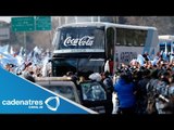 Argentinos invaden las calles de Buenos Aires para recibir a la Albiceleste