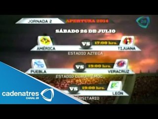 Las estadísticas de la Jornada 1 del Torneo Apertura 2014