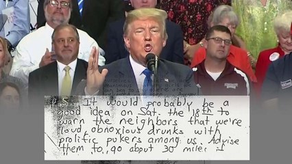 트럼프, 여교수 조롱..."우리는 불쾌한 술꾼" 캐버노 편지 발견 / YTN