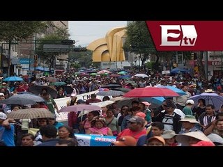 CNTE anuncia marcha al Zócalo este domingo/ Titulares con Gloria Contreras