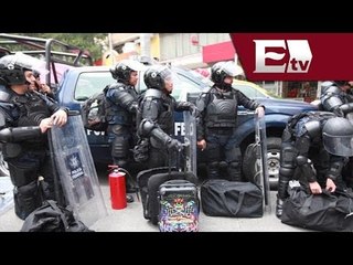 Más de 2 mil policías resguardan el Senado de la República / Jazmín Jalil