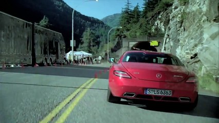 Mercedes-Benz SLS AMG tünel testi ⚡