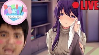 IT GETS WORSE!!! ;-; - Doki Doki Literature Club Act 2, 3 and Ending Blind Livestream - [ENG/MAL]