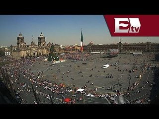 Reporte preliminar, saldo blanco tras mitin en el Zócalo capitalino/ Yohali Reséndiz