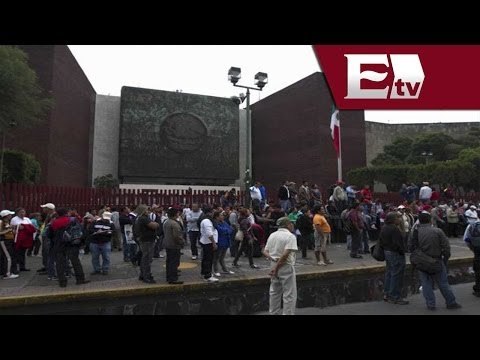 Integrantes de la CNTE se manifestaron en el Senado de la República / Mariana H y Kimberly Armengol