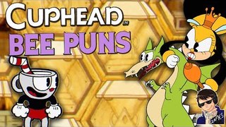 BEE PUNS!!! - Cuphead Expert Mode Gameplay - Funny Highlights