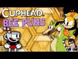 BEE PUNS!!! - Cuphead Expert Mode Gameplay - Funny Highlights