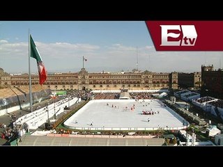 Pista de hielo será instalada en el Zócalo Capitalino / Andrea Newman