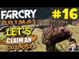 Far Cry Primal - Let's Claim an Outpost #16 - (SABERTOOTH BLOODFANG RIDING WHILE USING LONGBOW!!!)