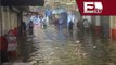 Mercado del Bordo inundado por desbordamiento de canal de aguas negras / Mariana H