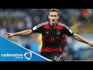 El alemán Miroslav Klose se retira de la Selección de fútbol