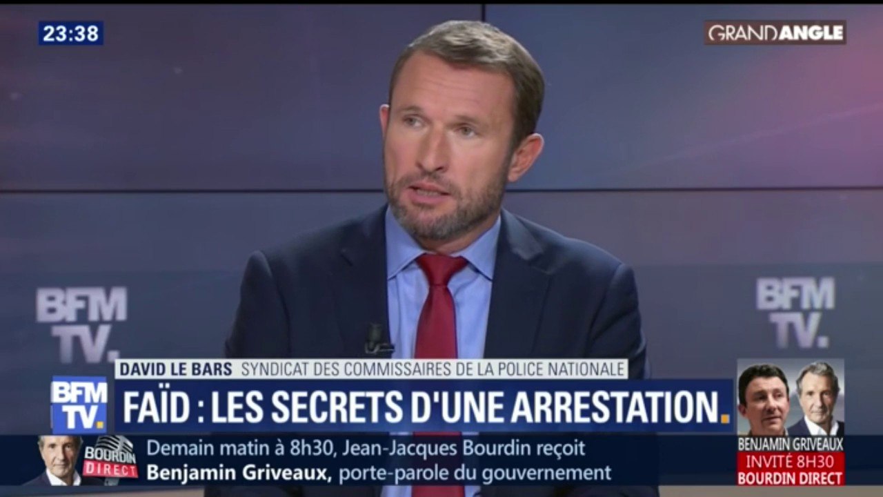 "Aujourd'hui le sujet n'est plus la cavale de Faïd mais les conditions de détention de ce type d'individu" estime David Le Bars du syndicat des commissaires de la police nationale