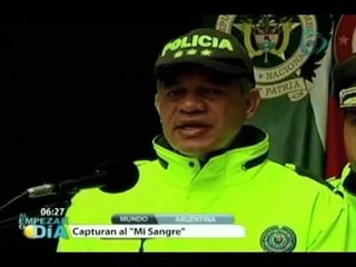 Capturan a 'Mi Sangre', peligroso narco colombiano