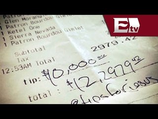 Hombre da propinas de hasta 100 mil dólares / Andrea Newman
