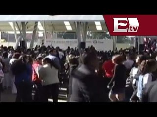 Manifestantes en protesta por el aumento a la tarifa del Metro en Iztapalapa / Enrique Sánchez