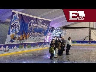 Arranca pista de hielo en delegación Benito Juárez / Titulares con Vianey Esquinca