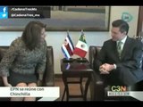 EPN se reúne con la mandataria de Costa Rica Laura Chinchilla Miranda
