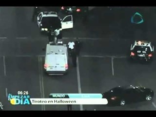 Se registra tiroteo en pleno Halloween en California