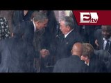 Barack Obama se encuentra con Raúl Castro, Presidente de Cuba / Mariana H y Kimberly Armengol