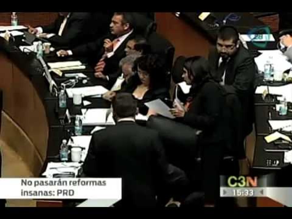 No pasarán reformas insanas PRD