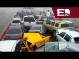 Carambola de 50 vehículos cobra la vida de dos personas en Veracruz / Andrea Newman