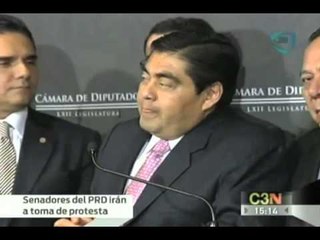 Confirma la bancada del PRD en el Senado su asistencia a la toma de protesta de EPN