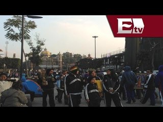 Download Video: Miles de peregrinos continúan llegando a la Basílica de Guadalupe / Vianey Esquinca