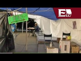 Campamento fantasma del CNTE, Canacope pide se retire por completo / Yazmin Jalil