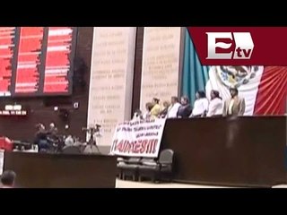 PRD intenta frenar aprobación de la Reforma Energetica (VIDEO)