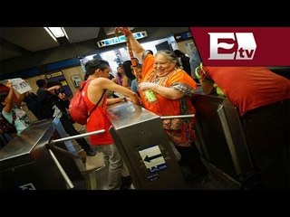 Aumento al metro: Sólo ha habido manifestaciones en 11 estaciones / Dinero Rodrigo Pacheco